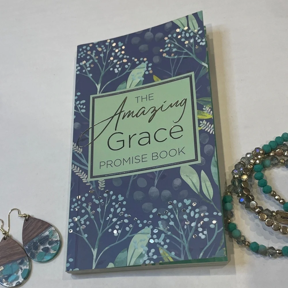 Amazing Grace Faith Based Promise Book with Jewelry Bundle Inspirational Gift